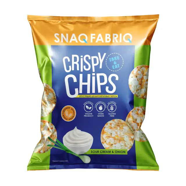  سناك فابريك - رقائق بروتين الحبوب الكاملة (14 حبة) - SNAQ FABRIQ - Whole Grain Crispy Protein Chips 