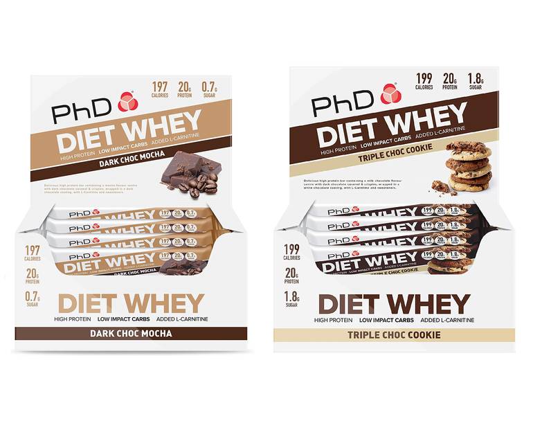 حمار صد فريسة  بروتين بار بي اتش دي دايت واي -PhD Nutrition Diet Whey Protein Bar