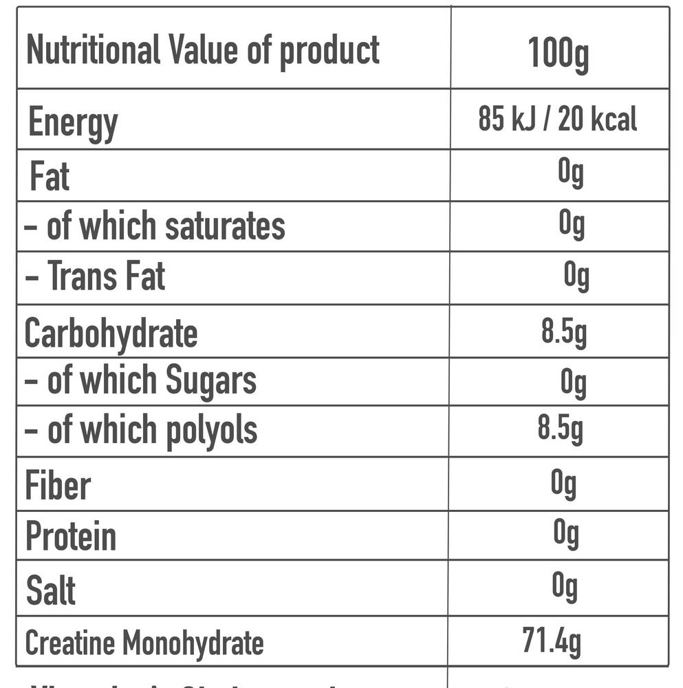  نانو سبس - كرياتين مونوهيدرات بوب (200 جم) - Nano Supps Creatine POP  