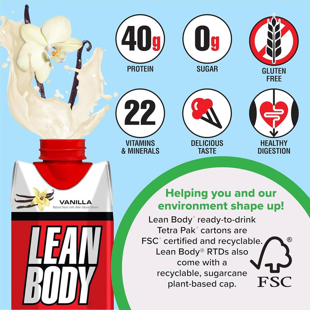  Labrada Nutrition - Lean Body Protein Shake Ready to Drink (500 ml) 