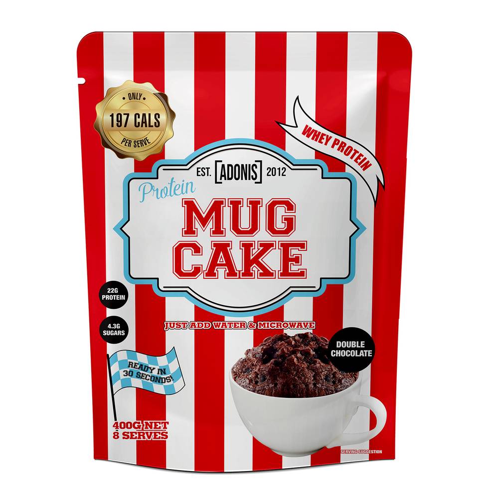  ادونيس - مج كيك واي بروتين (400 جم) - Adonis Mug Cake Whey Protein 