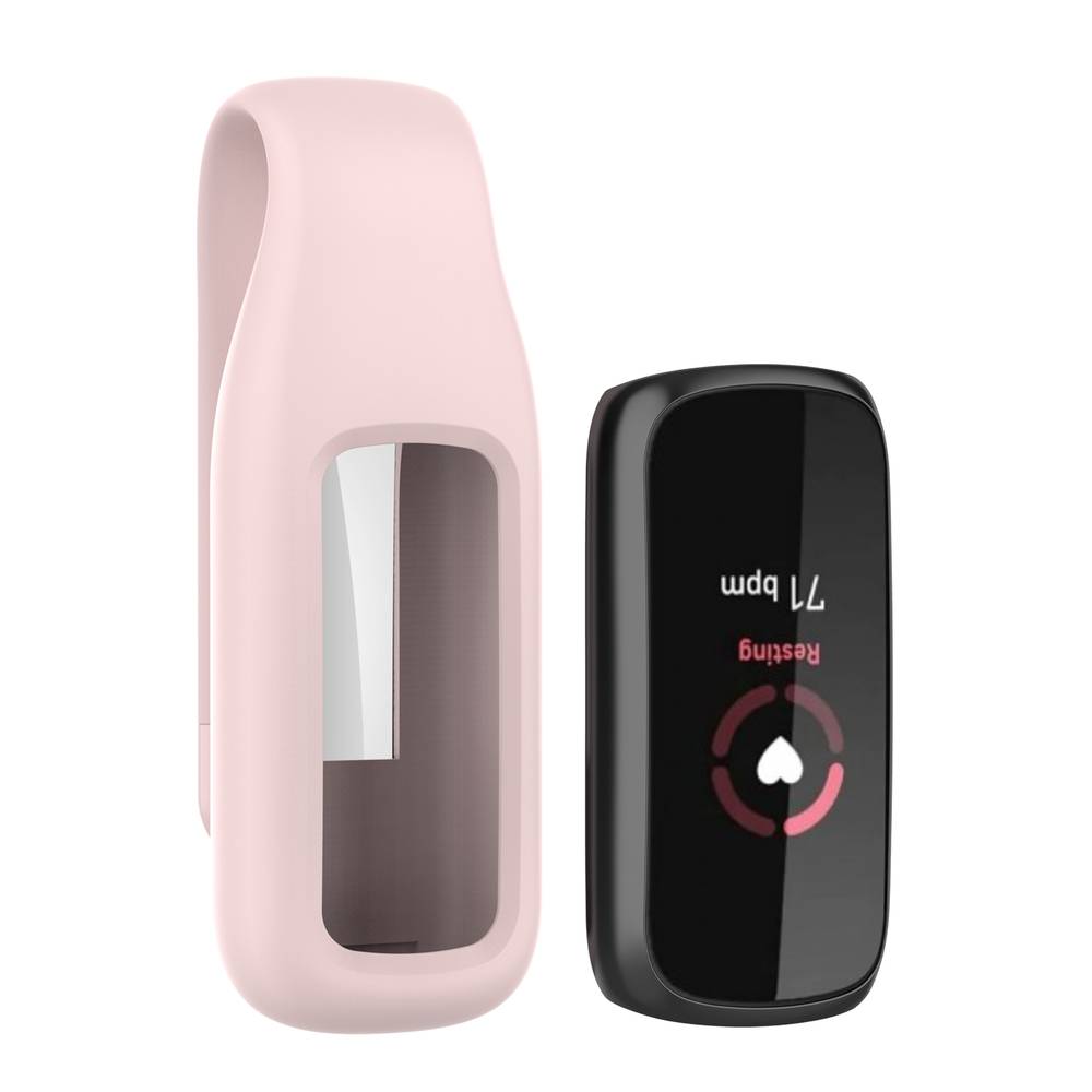 Silicone Clip Holder For Fitbit Luxe , (Pack of 2)  Red / lavendor