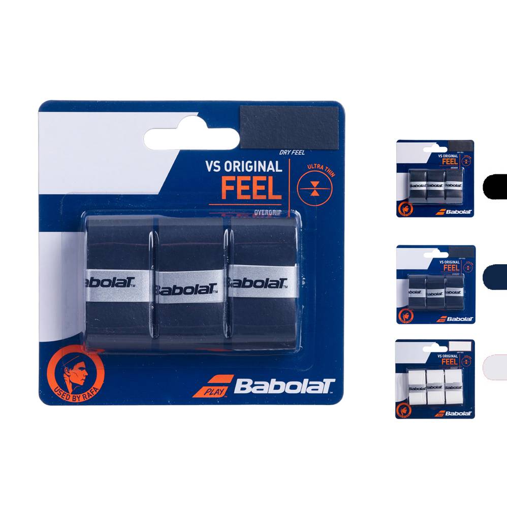 Babolat Tennis/Padel Overgrip VS Original X3  White