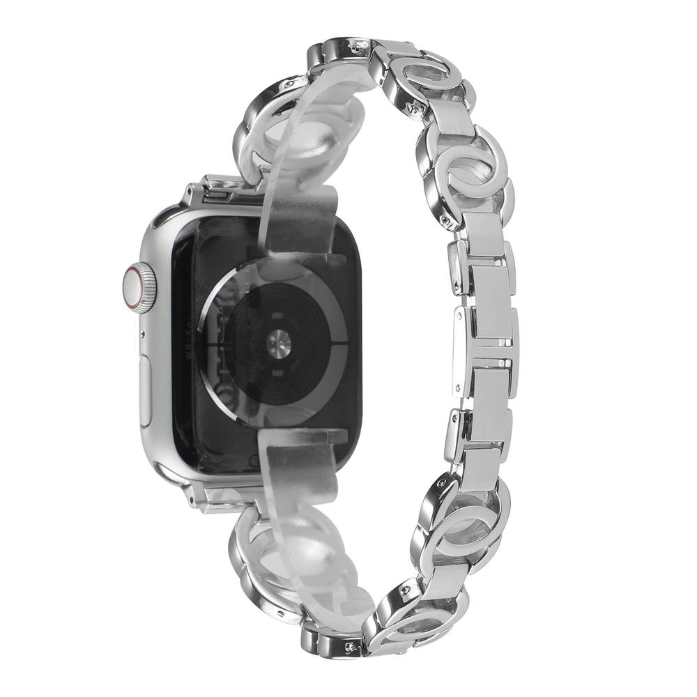 Women Strap for Apple watch   38mm-40mm-41mm  Silver