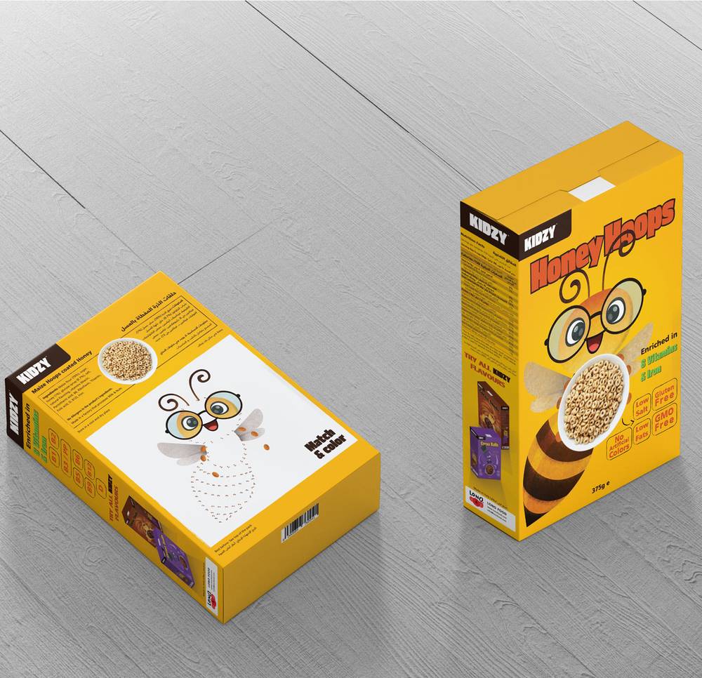 Kidzy - Corn Flakes Maize Hoops (375g)  Cocoa