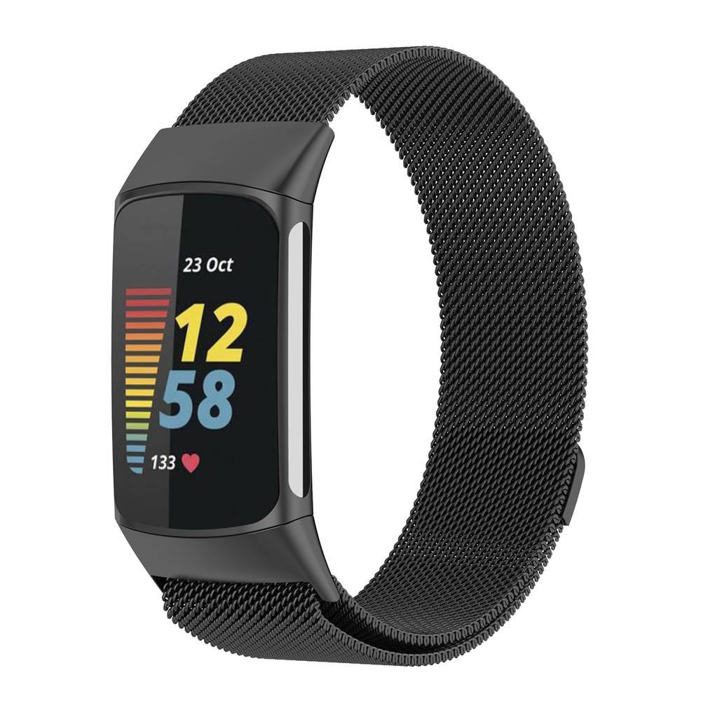 Stainless Steel Replacement Band For Fitbit Charge 5 / Charge 6 Watch  Grey