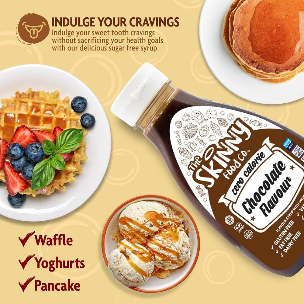 Skinny Food Co - Healthy Sauces Sugar Free (425 g)  Chocolate