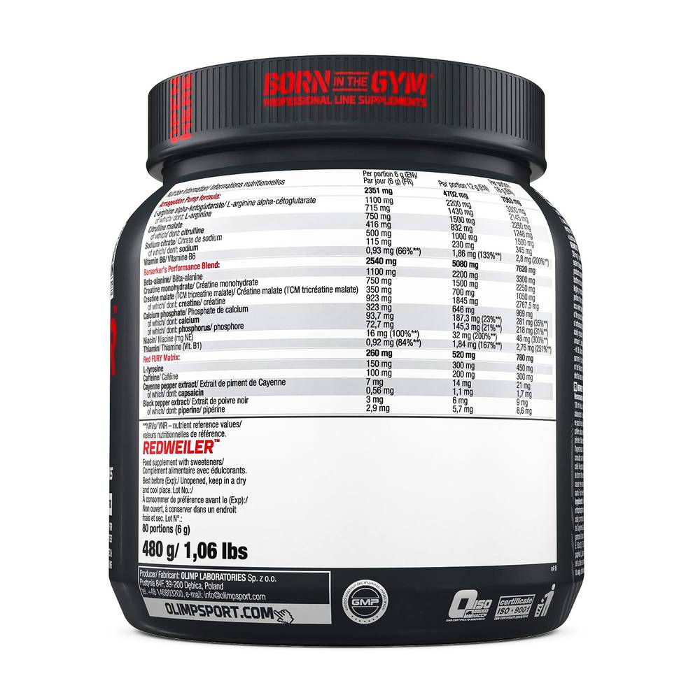 Olimp Sport Nutrition - Redweiler (480g)