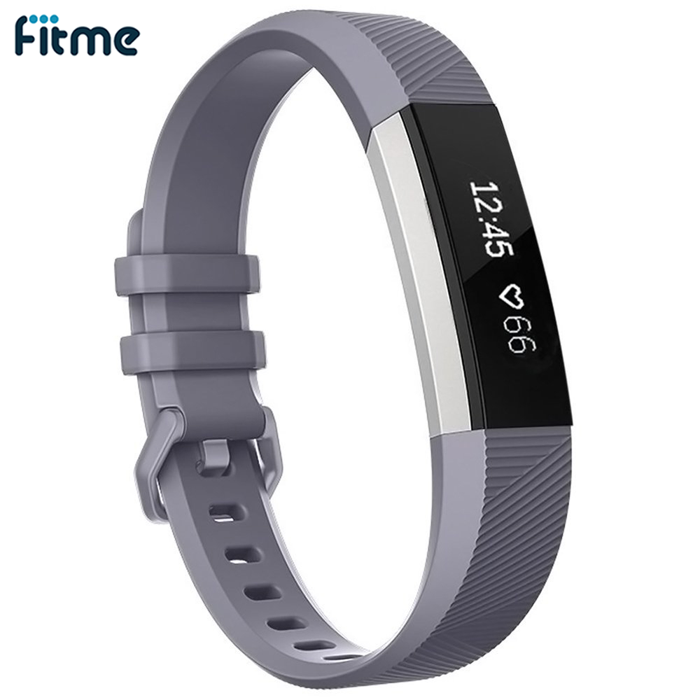 Silicon Classic Replacement Band for Fitbit Alta / Alta HR  Grey