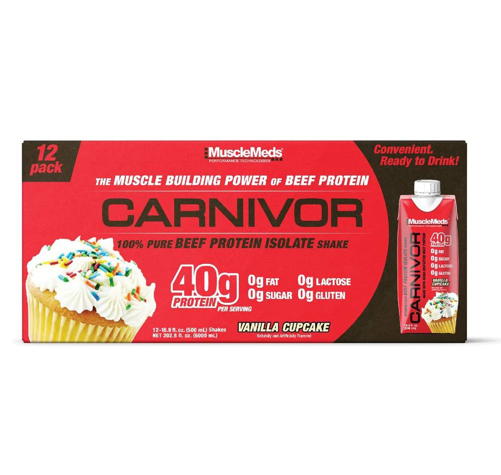 MuscleMeds - Carnivor Protein Ready To Drink (12 pack )