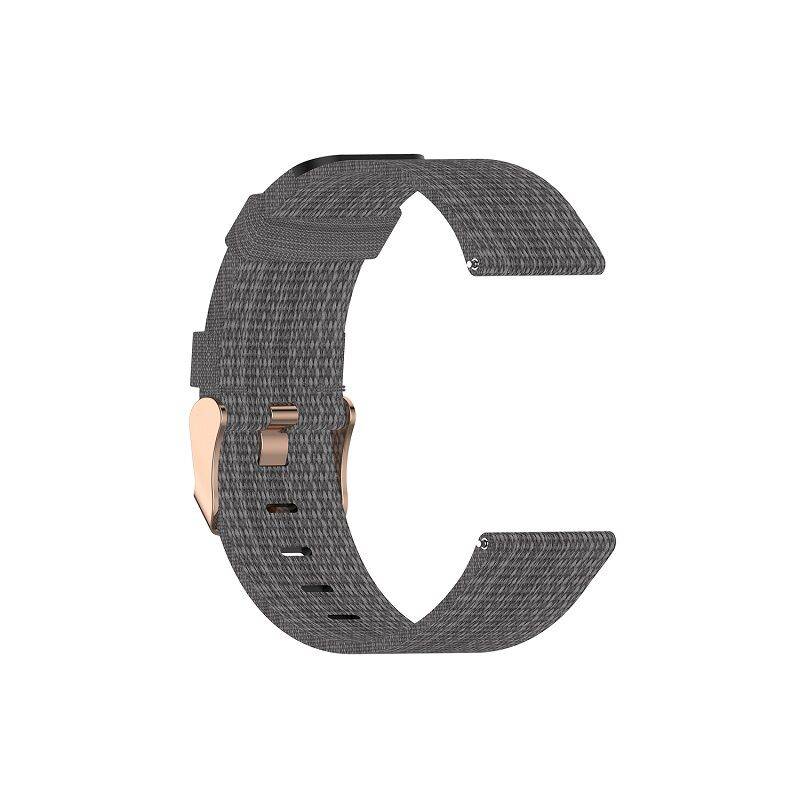 Woven Fabric Replacement Band for Fitbit Versa / Versa Lite / Versa 2 Watch  Purple