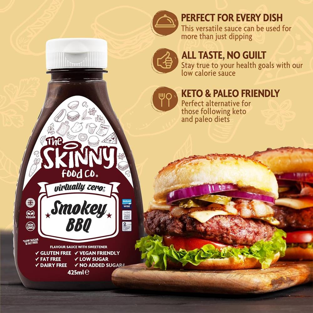 Skinny Food Co - Healthy Sauces Sugar Free (425 g)  Chocolate