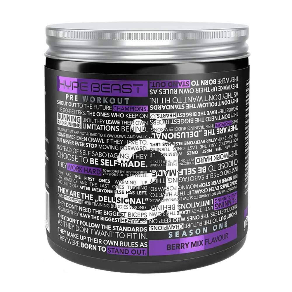 Nano Supps - Hype Beast Pre workout (320 g)  Mixed Berry
