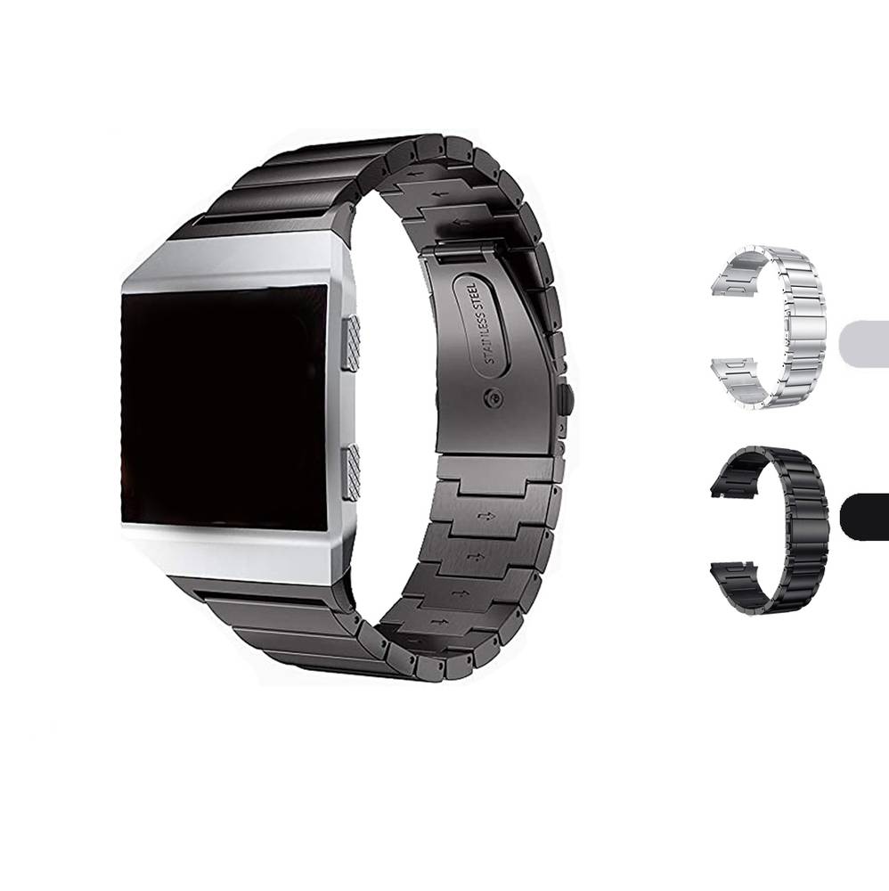 Replacement Band for Fitbit Ionic, Metal Type  Silver