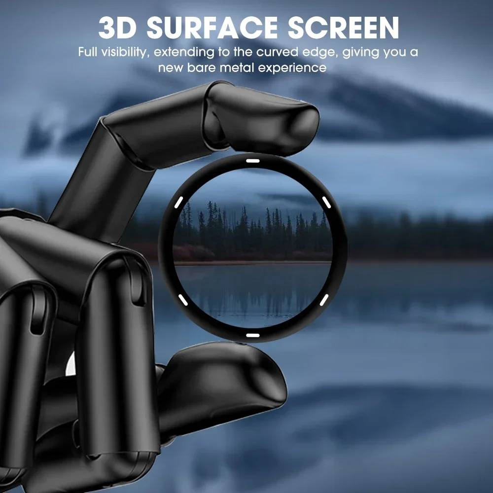 4 Pieces - 3D Screen Protector For Garmin Vivoactive 5/ Forerunner 165