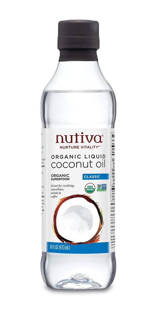 Nutiva Organic Liquid Coconut Oil (473ml)