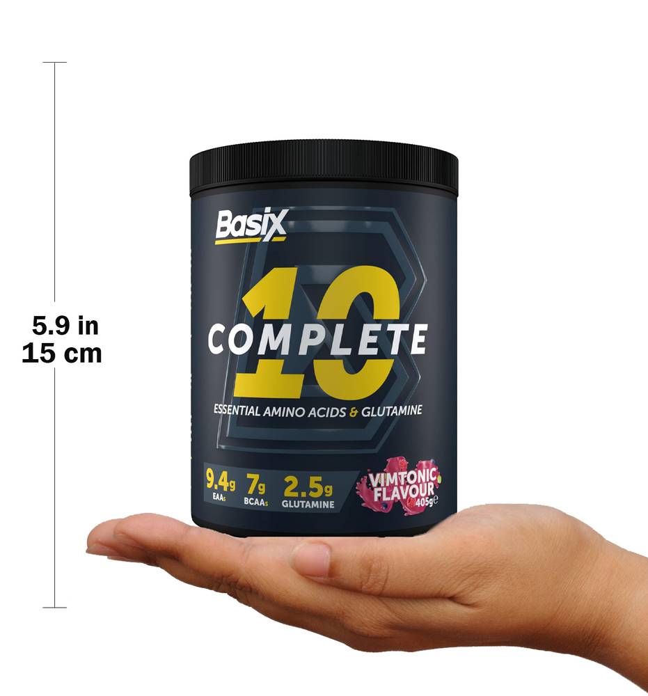 Basix Nutrition - Complete 10 EAAS & Glutamine (405 g)  Vimtonic