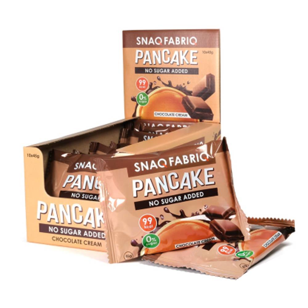  سناك فابريك - بروتين بان كيك (10 حبات) - Snaq Fabriq Pancake Protein 