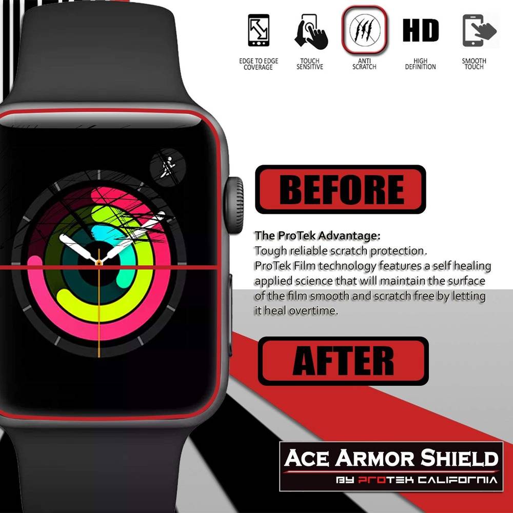 6 Pieces - Screen Protector for Apple Watch  40mm