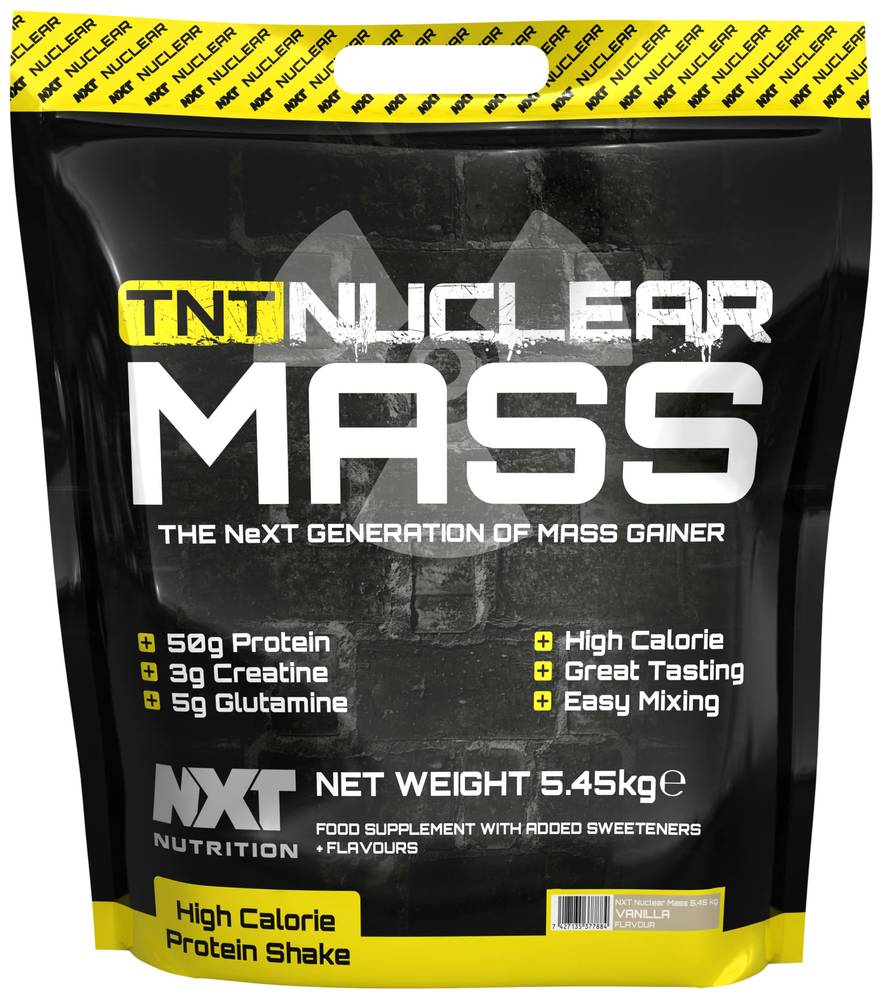  نكست نيوتريشن - تي إن تي نيوكلار ماس جينر (5.4 كجم) - NXT Nutrition TNT Nuclear Mass Gainer 