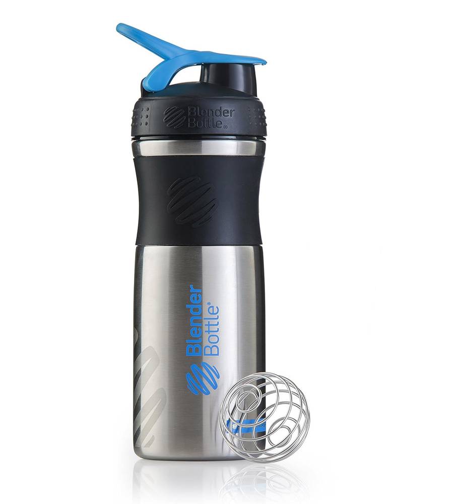 بلندر بوتل سبورت ميكسر شيكر رياضي ستانلس ستيل (850 مل) - BlenderBottle SportMixer Stainless Steel 