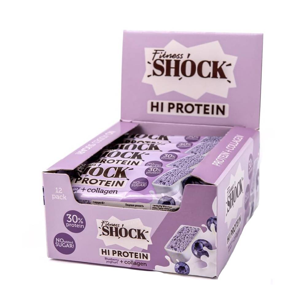  Fitness Shock - High Protein Bar  (12 pcs) 
