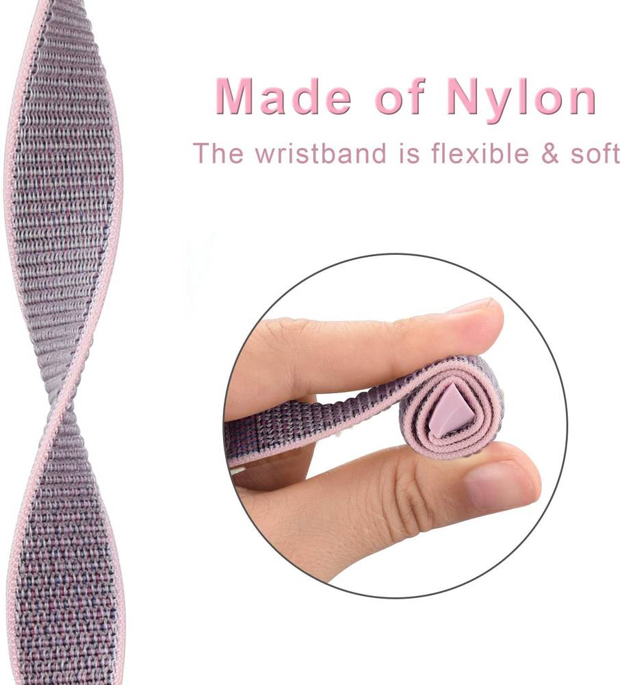 Nylon Fabric Replacement for Fitbit Charge 3 / Fitbit Charge 4  Red