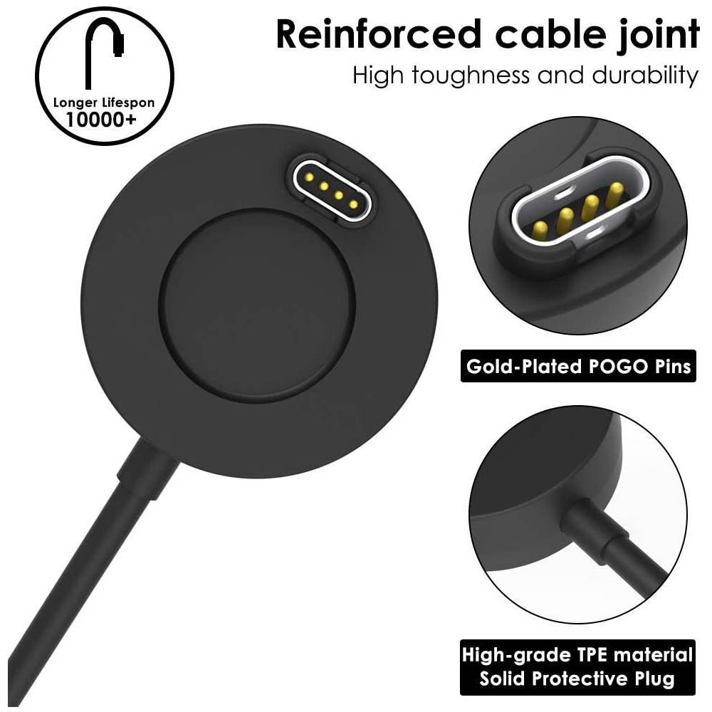 Charging Cable For Garmin Forerunner 165 / Forerunner 265 / Forerunner 965 Watch