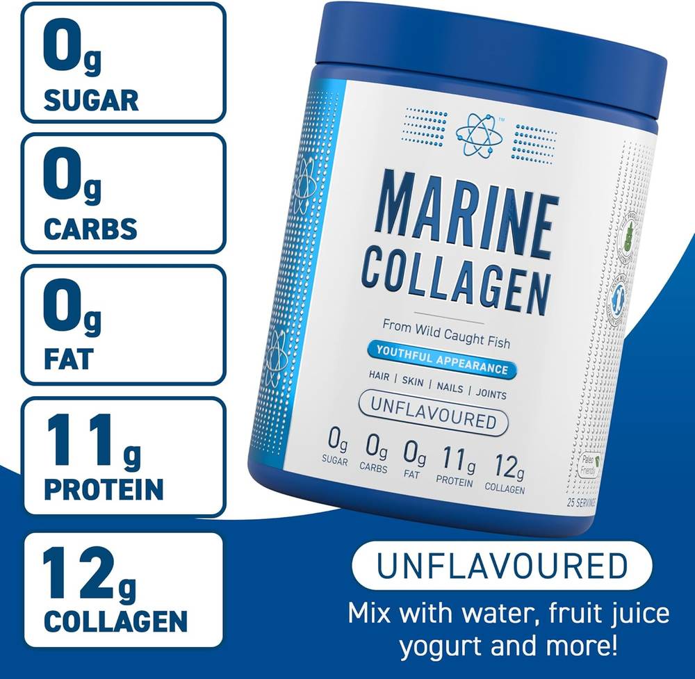  ابلايد نيوترشن - كولاجين بحري (300 جم) - Applied Nutrition Marine Collagen 