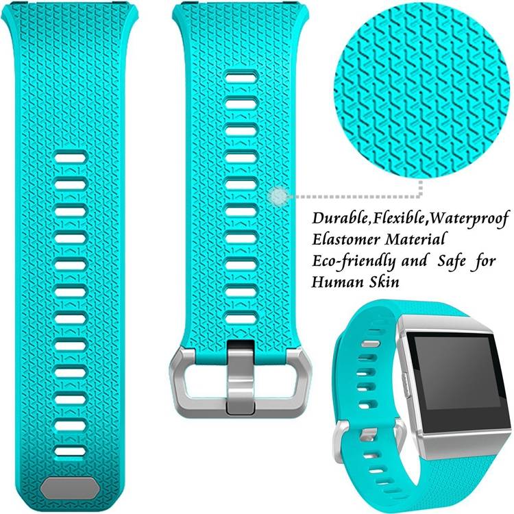 Replacement Band for Fitbit ionic, Silicon Type  Charcoal
