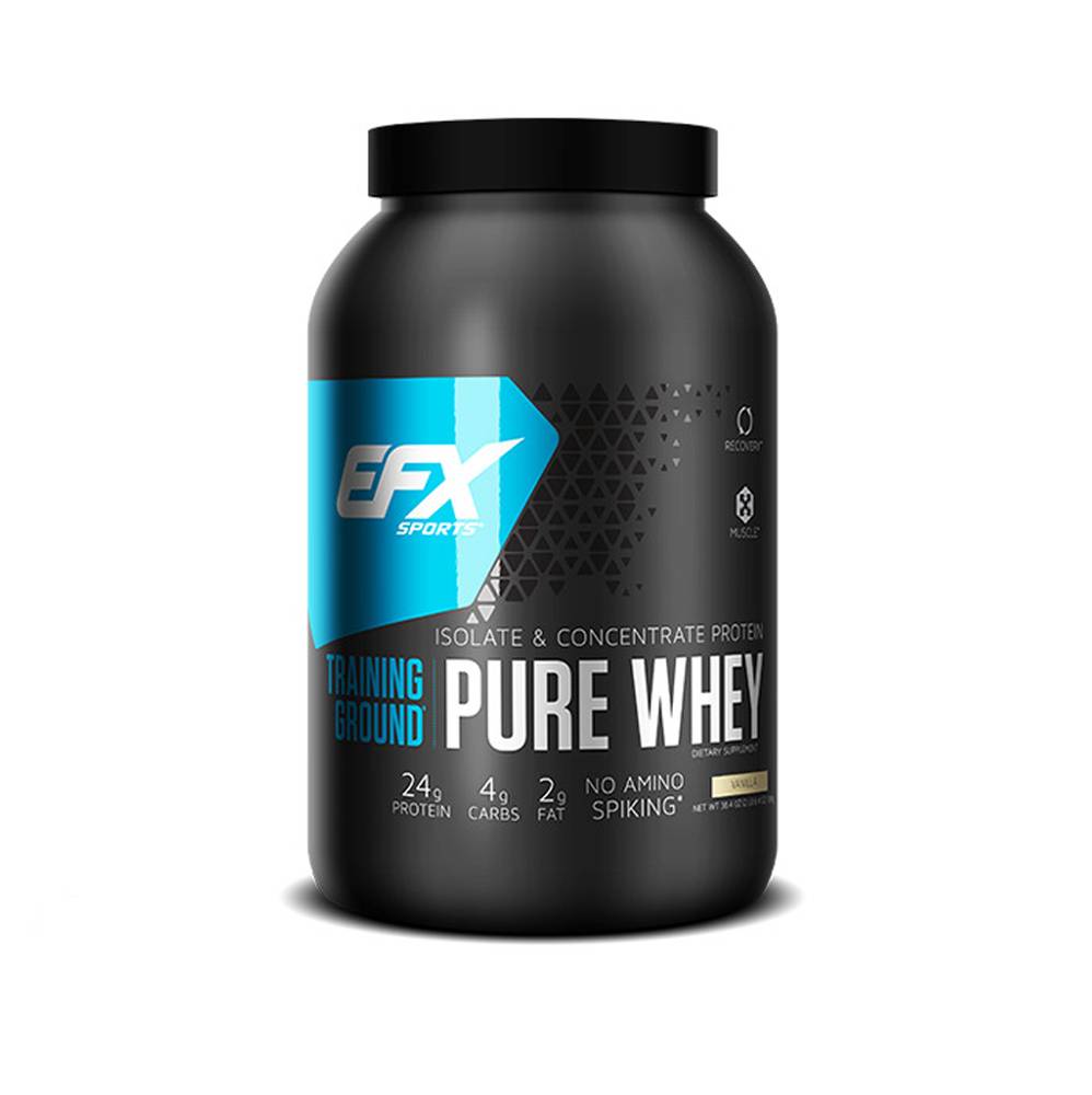 EFX Sports, Training Ground Pure Whey Protein Powder (32 Serving)