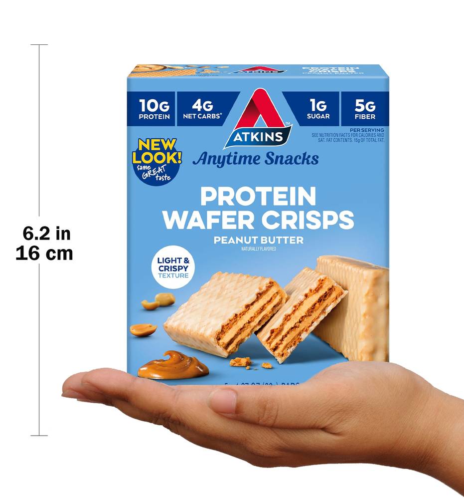 Atkins - Protein Wafer Crisps (5 Pack)  Chocolate