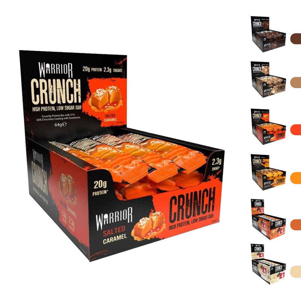 Warrior - Crunch High Protein Bar  Salted Caramel