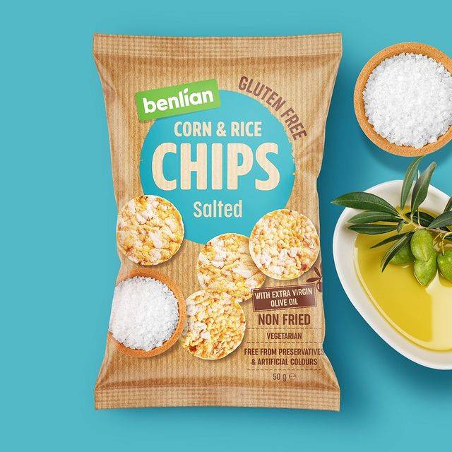 Benlian - Corn and Rice Chips (14 pcs)  Salte