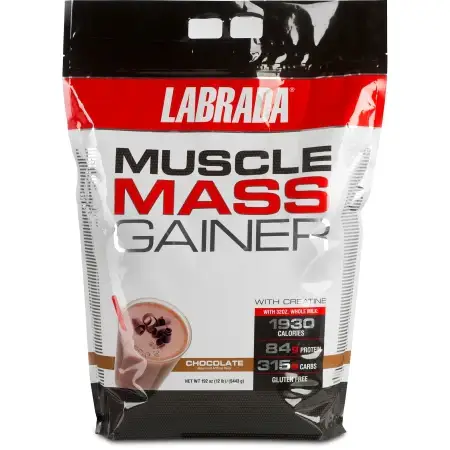 لابرادا نيوتريشن مسل ماس جينر ( 12 باوند) - Labrada Nutrition Muscle Mass Gainer - شوكولاته 