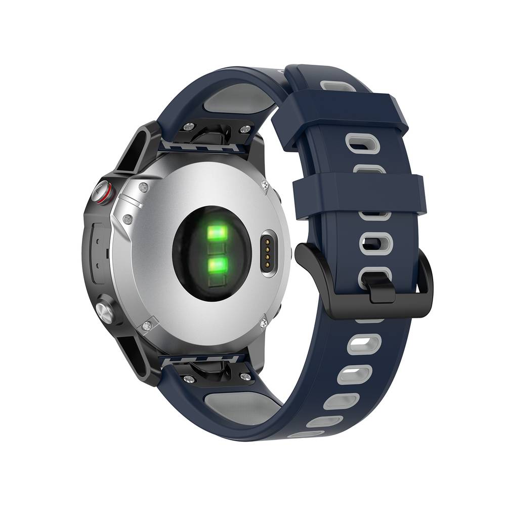Sport Band For Garmin Fenix / Instinct / Descent Mk (20MM)  Navy/Gray