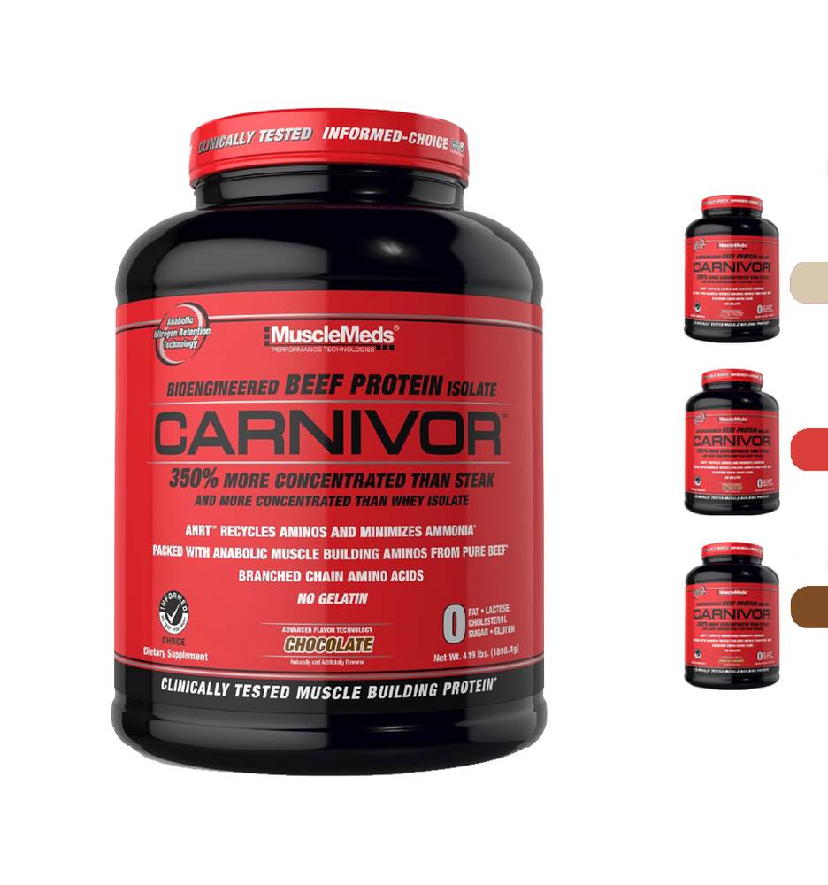 MuscleMeds - Carnivor Beef Protein Isolate (4 lb)  Fruit Punch