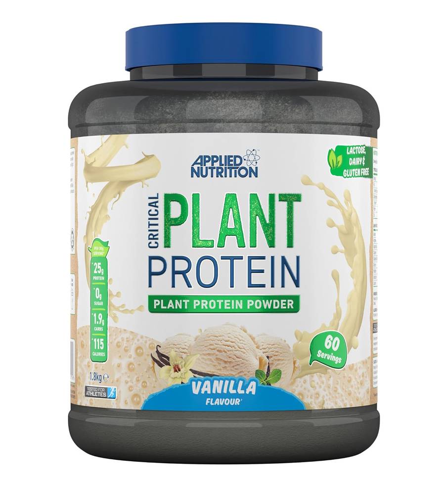  Applied Nutrition - Critical Plant Protein Powder Vegan Protein (1.8kg) 