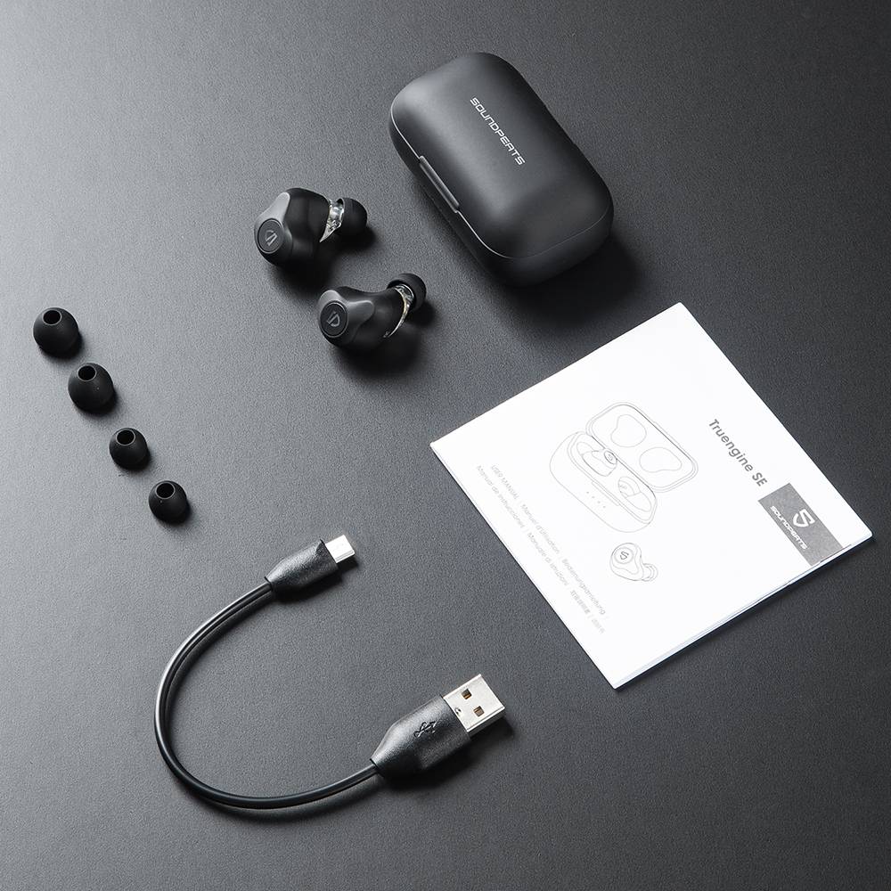 SoundPEATS Wireless Earbuds, Model Truengine SE  (Open Box)