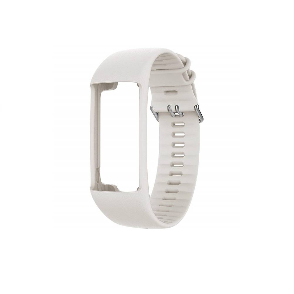 Replacement Band for Polar A370/A360, Silicon Type (Made By Polar)  Large  White