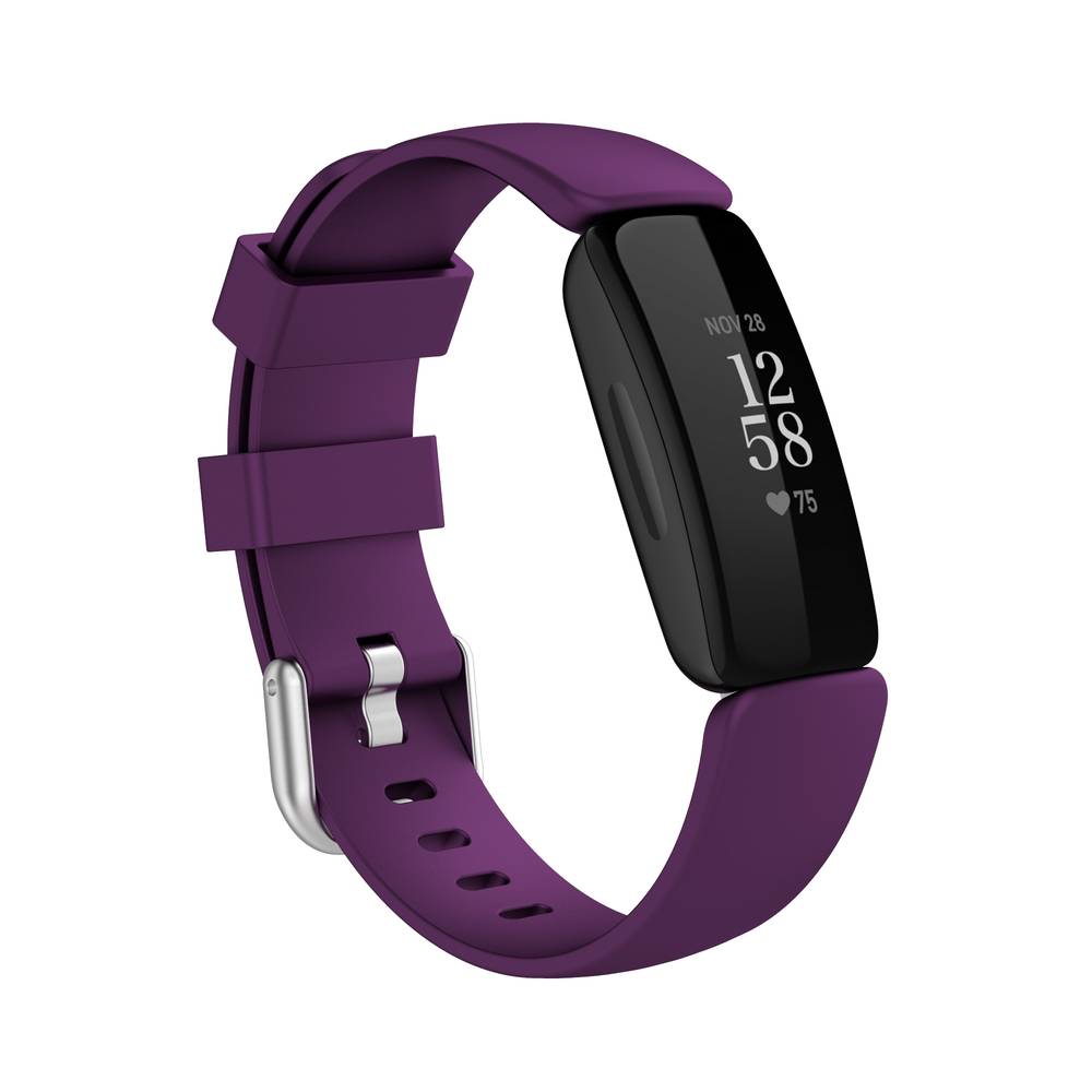 Classic Silicone Replacement Bands for Fitbit Inspire 2 Watch   Black