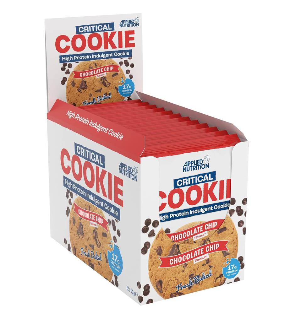  ابلايد نيوترشن, كريتيكال كوكيز ( صندوق 12 حبه) Applied Nutrition Critical Cookie 