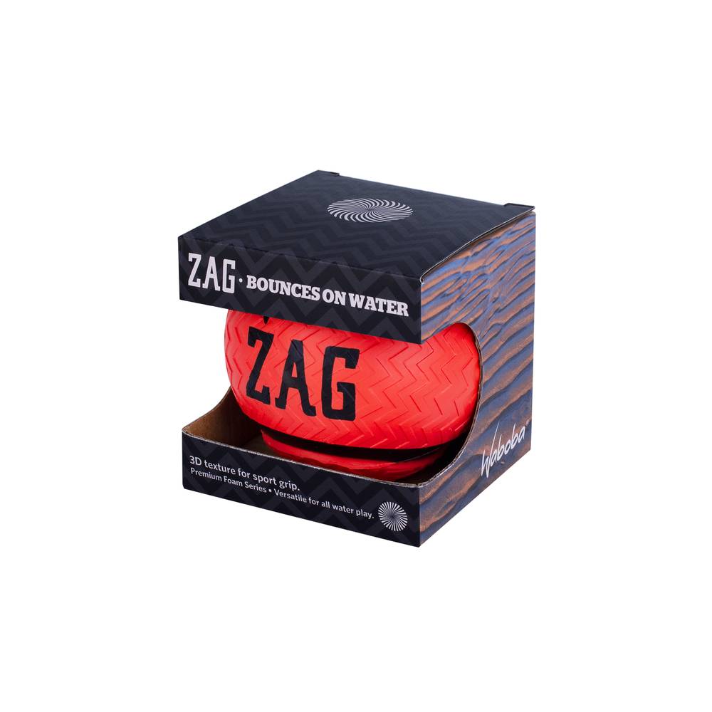 Waboba Zag, Bouncy Ball for Water Playing  Red