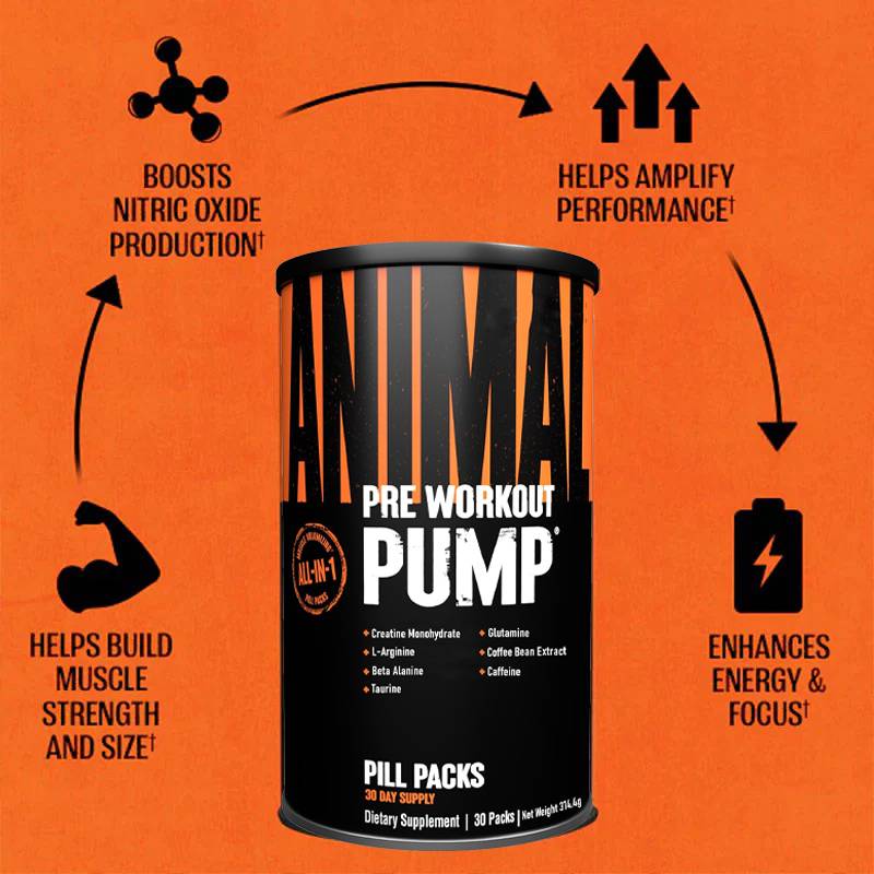 Universal Nutrition - Animal Pump pre-workout (30 Packs)