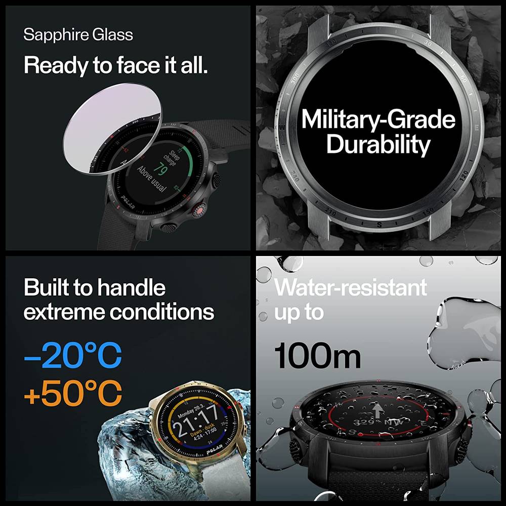 Polar Grit X Pro Sport Watch  Titan Edition