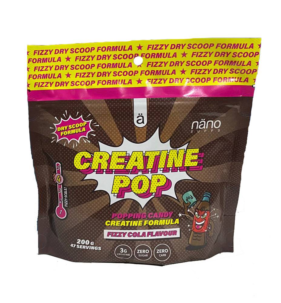  نانو سبس - كرياتين مونوهيدرات بوب (200 جم) - Nano Supps Creatine POP  