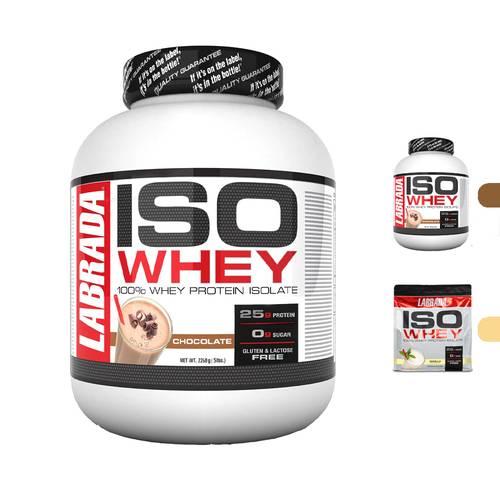 لابرادا نيوتريشن‏, ايزو واي بروتين 100% ايزوليت (5 باوند) - Labrada Nutrition, ISO Whey Protein