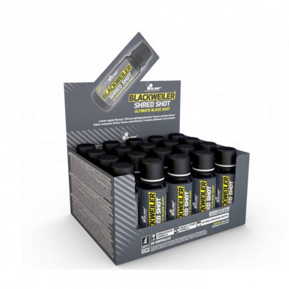 OLIMP SPORT NUTRITION BLACKWEILER SHRED SHOT PRE WORKOUT (20shot* 60ML)