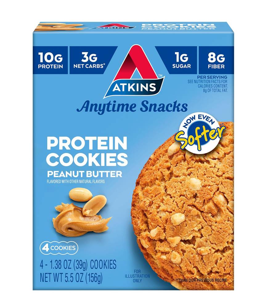  اتكينز - كوكيز بروتين (4 حبات) - Atkins Protein Cookie 