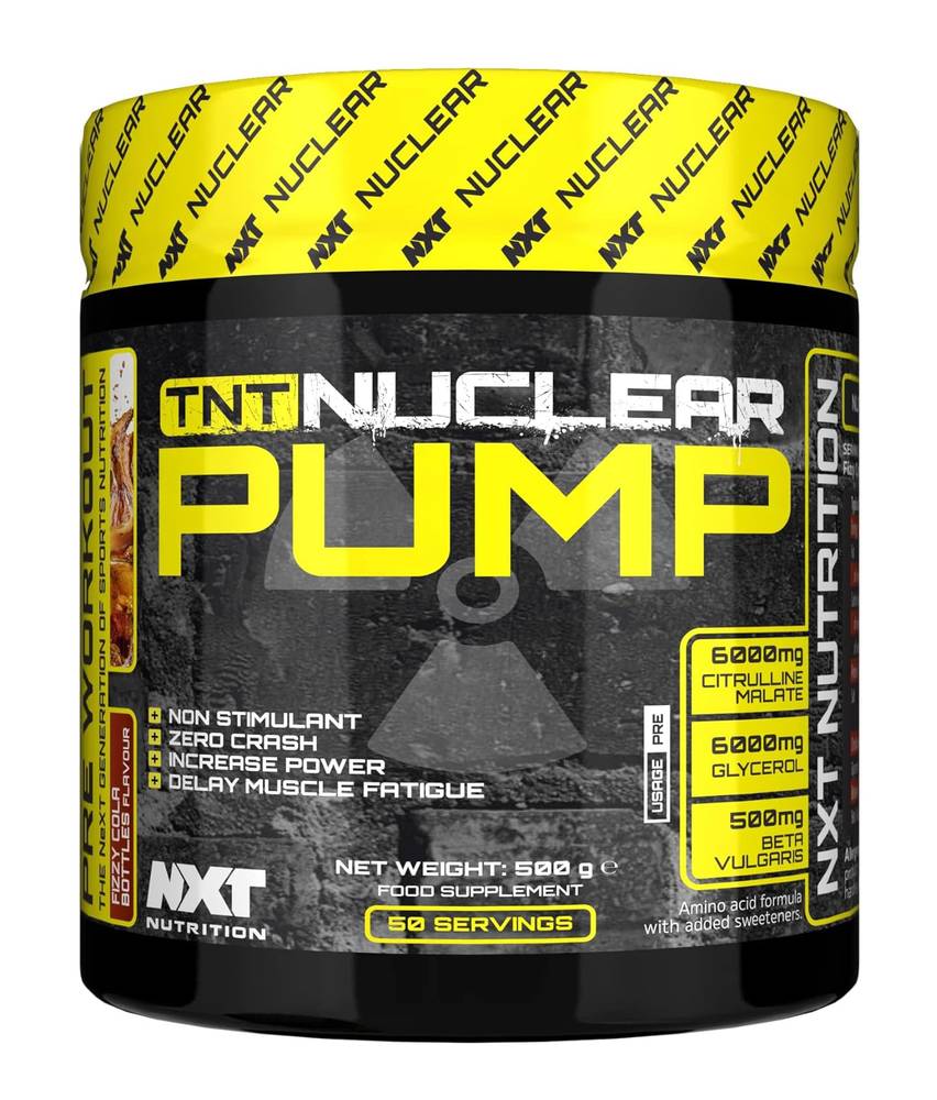  نكست نيوتريشن - تي إن تي نيوكلير بامب ماقبل التمرين (500 جم) - NXT Nutrition  TNT Nuclear Pump 